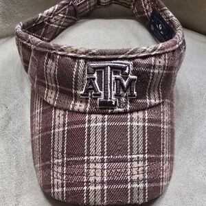 Top of the World Brown Plaid Visor